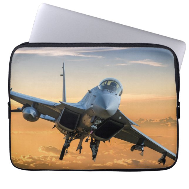 Housse Pour Ordinateur Portable Avion de chasse (Devant)