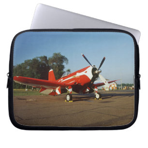 Housse Pour Ordinateur Portable avion F2G-1D Super Corsair lors d'un spectacle aér