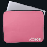 Housse Pour Ordinateur Portable Axolotl pink color name<br><div class="desc">Axolotl pink color name</div>