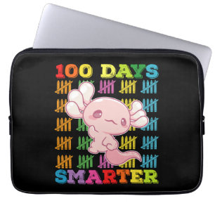 Housse Pour Ordinateur Portable Axolotl plus intelligent depuis 100 jours 100e jou