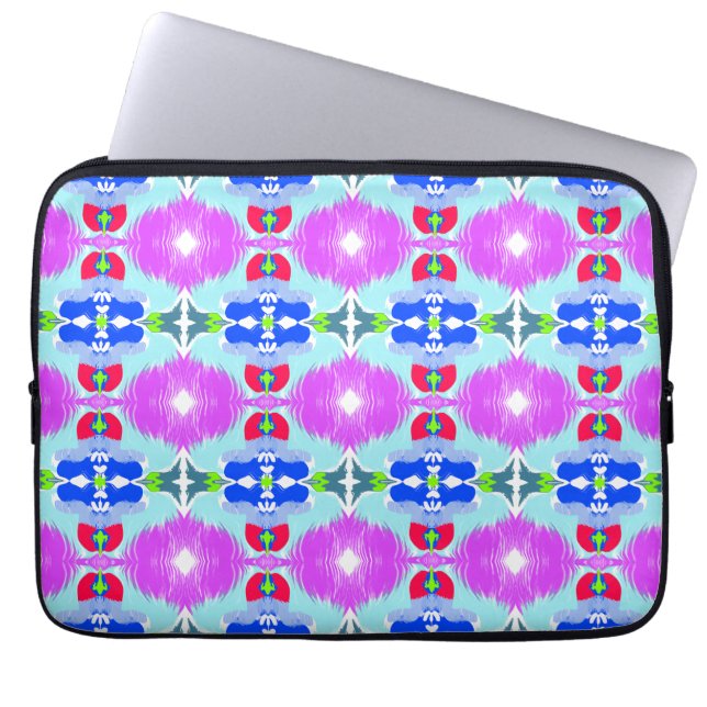 Housse Pour Ordinateur Portable Azure Bloom Kaleidoscope (Devant)
