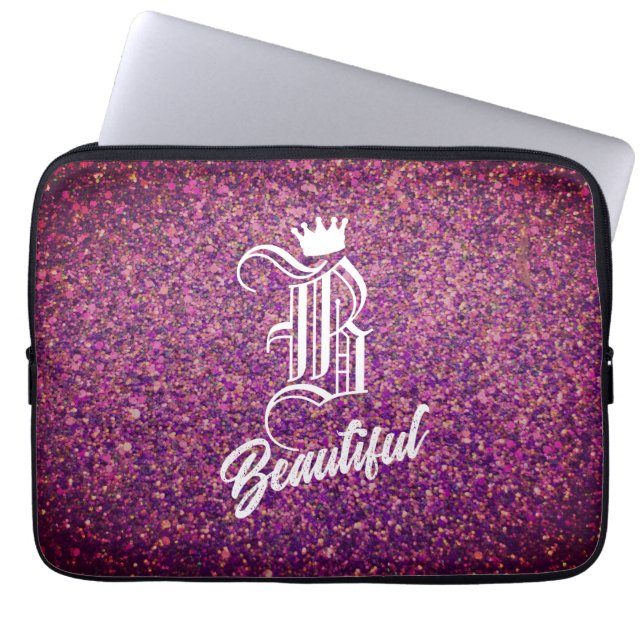 Housse Pour Ordinateur Portable B Belle Manche Ordinateur Portable Rose (Devant)
