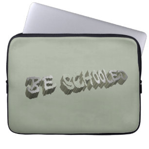 Housse Pour Ordinateur Portable B. Gris-Blanc