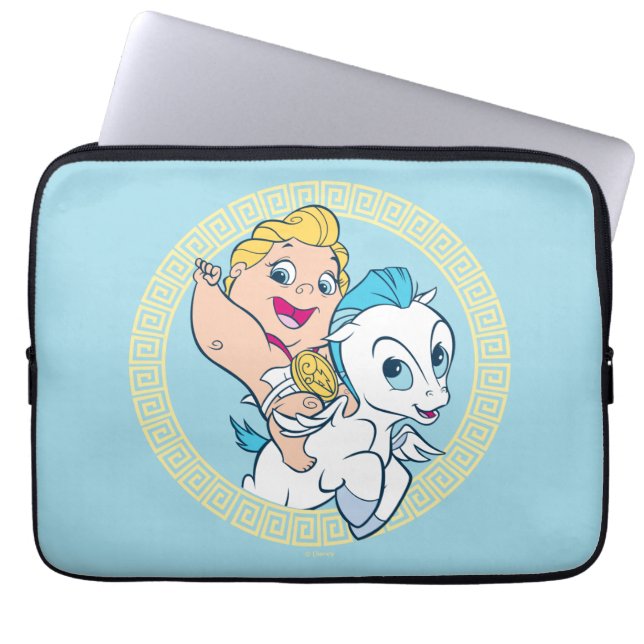 Housse Pour Ordinateur Portable Baby Hercules Riding Pegasus Laptop Sleeve (Devant)
