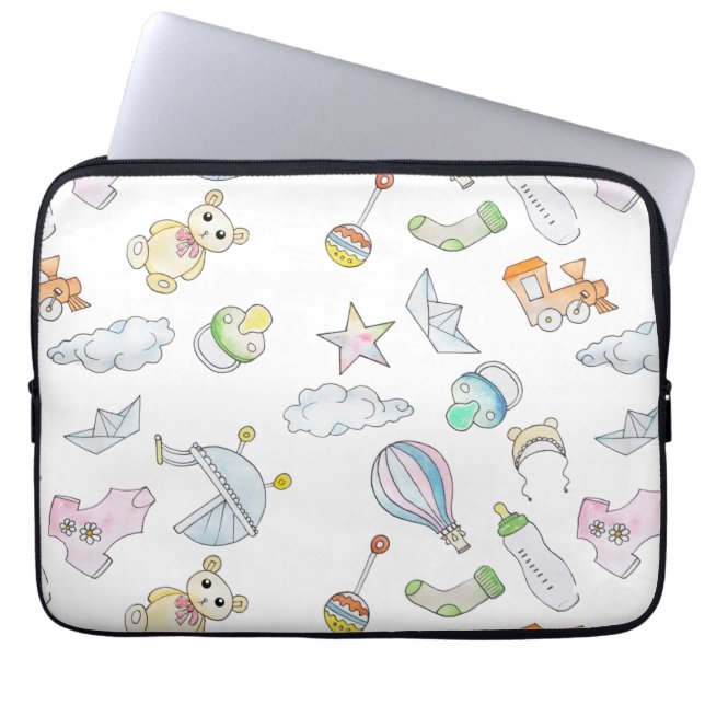 Housse Pour Ordinateur Portable Baby Trinkets (Devant)