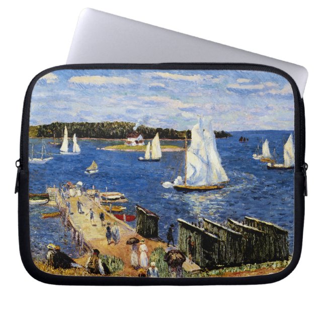 Housse Pour Ordinateur Portable Baie Mahone par William Glackens (Devant)