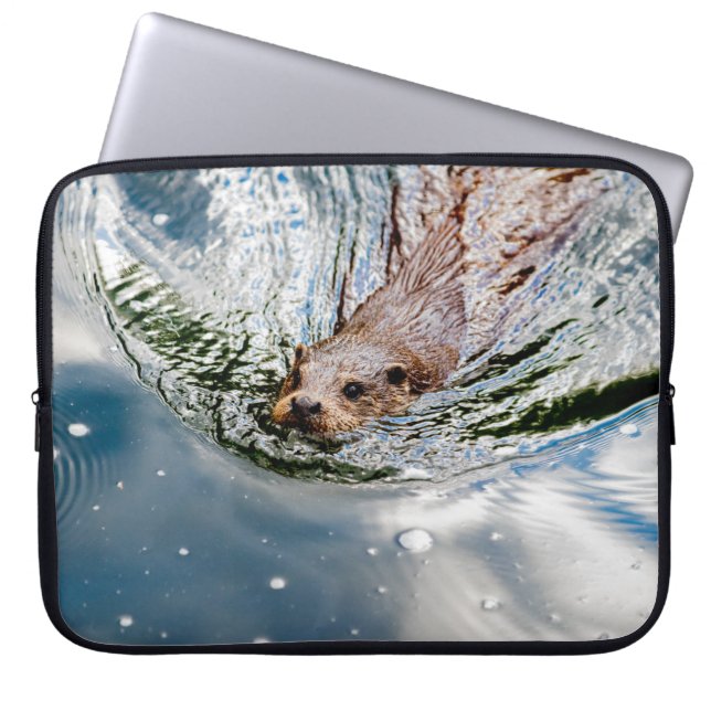 HOUSSE POUR ORDINATEUR PORTABLE BAIGNADE DE SCEAU CUT (Devant)