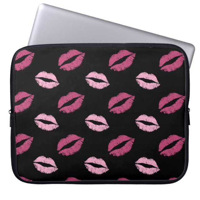 Housse Pour Ordinateur Portable Baisers roses (Devant)