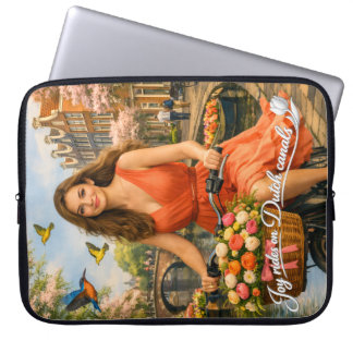 Housse Pour Ordinateur Portable Balade sur les canaux hollandais