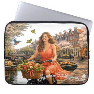 Housse Pour Ordinateur Portable Balade sur les canaux hollandais