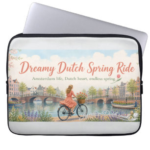 Housse Pour Ordinateur Portable Balade sur les canaux hollandais