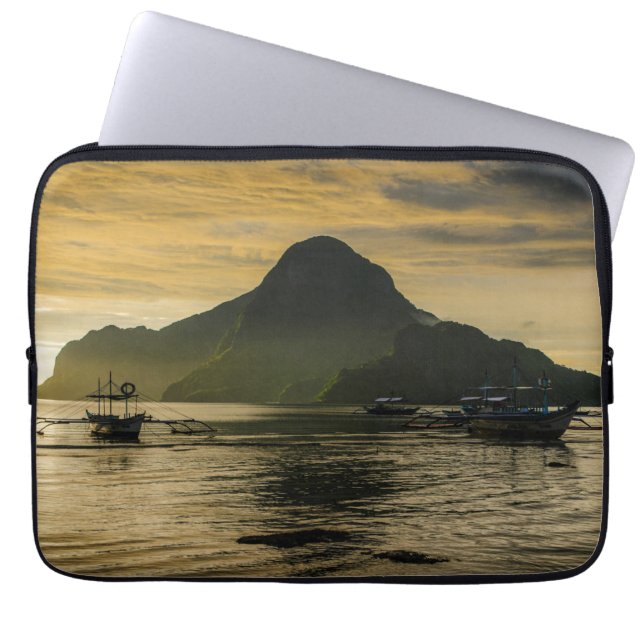 Housse Pour Ordinateur Portable Balancier au coucher du soleil (Devant)