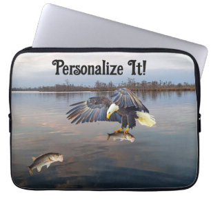 Housse Pour Ordinateur Portable Bald Eagle Basse Pêche