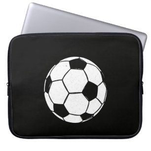 Housse Pour Ordinateur Portable Ballon de Football Vintage Classique Illustration