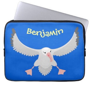 Housse Pour Ordinateur Portable Bande dessinée de l'oiseau mûre albatros