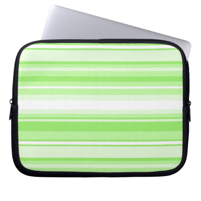 Housse Pour Ordinateur Portable Bandes de chaux (Devant)