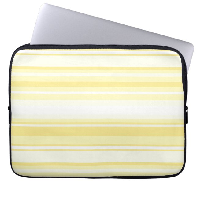 Housse Pour Ordinateur Portable Bandes de citron (Devant)