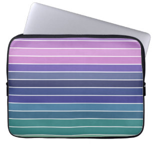 Housse Pour Ordinateur Portable Bandes multicolores