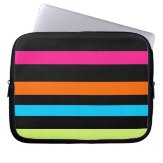 Housse Pour Ordinateur Portable Bandes néon