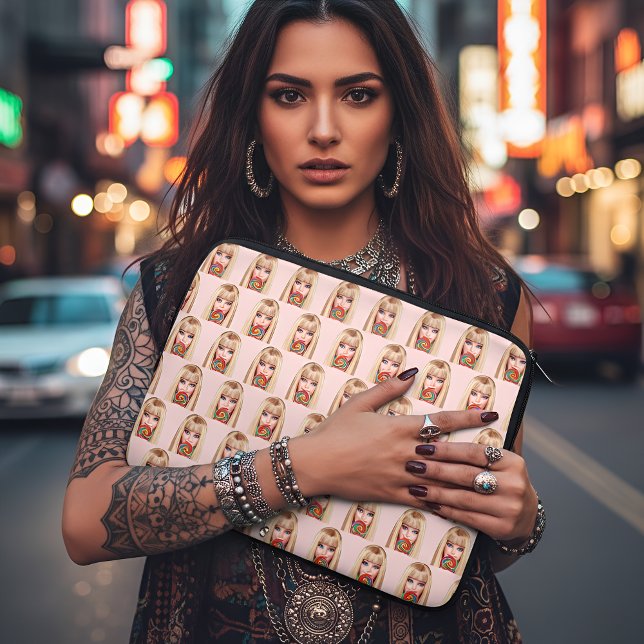 Housse pour ordinateur portable Barb (Créateur téléchargé)