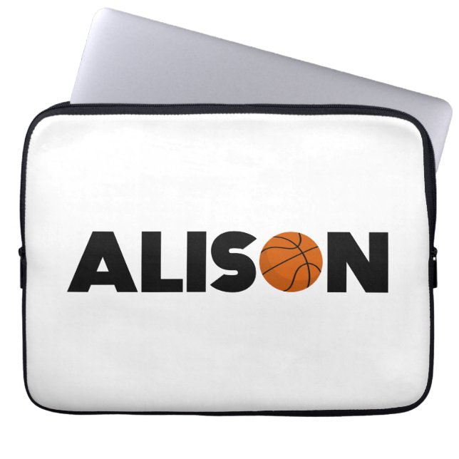 Housse Pour Ordinateur Portable Basket d'Alison (Devant)