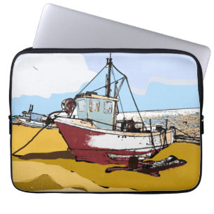 Housse Pour Ordinateur Portable Bateau de pêche pittoresque