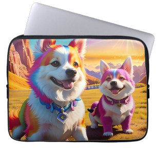 Housse Pour Ordinateur Portable Beau animal quatre
