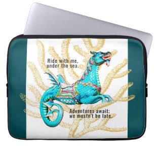 Housse Pour Ordinateur Portable Beau Cheval d'eau Inspirationnel Coque d'ordinateu