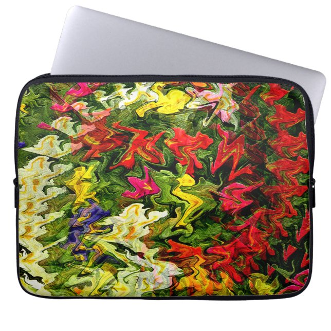 Housse Pour Ordinateur Portable Beau Jardin....... (Devant)