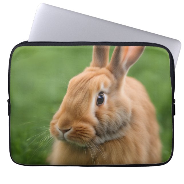 Housse Pour Ordinateur Portable Beau lapin (Devant)