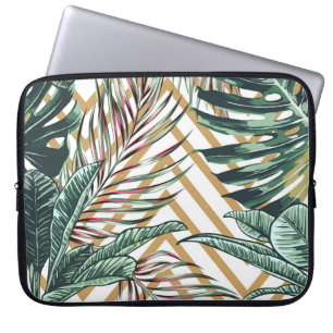 Housse Pour Ordinateur Portable Beau motif floral transparent arrière - plan avec
