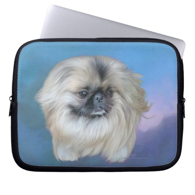 Housse Pour Ordinateur Portable Beauté bleue (Devant)