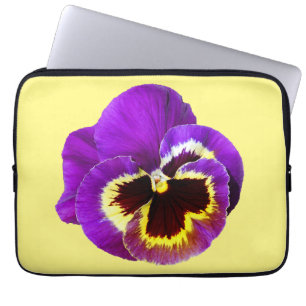 Housse Pour Ordinateur Portable Beautiful purple pansy