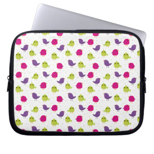 Housse Pour Ordinateur Portable Beaux oiseaux colorés