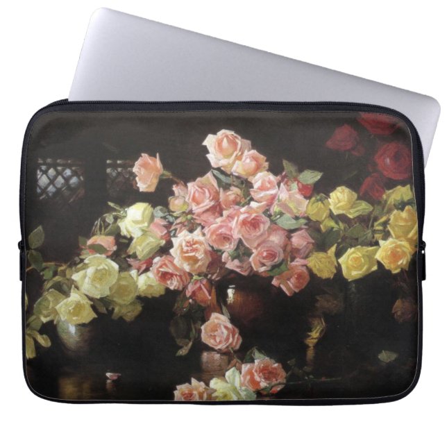 Housse Pour Ordinateur Portable Beaux Roses (par Joseph DeCamp) (Devant)