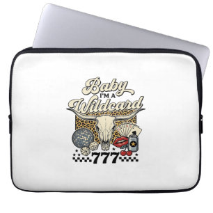 Housse Pour Ordinateur Portable Bébé je suis un joker Chemise de casino western vi