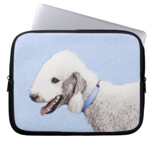 Housse Pour Ordinateur Portable Bedlington Terrier Peinture - Art Chien original