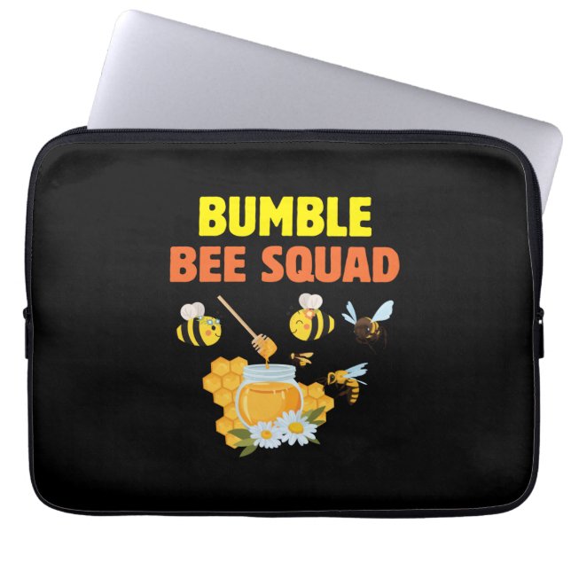 Housse Pour Ordinateur Portable Beekeeper Art Bumble Bee Squad 2 (Devant)