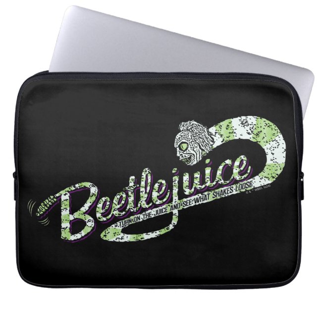 Housse Pour Ordinateur Portable Beetlejus | Allumer le jus (Devant)