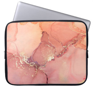 Housse Pour Ordinateur Portable beige Abstrait, arrière - plan marron, papier pein