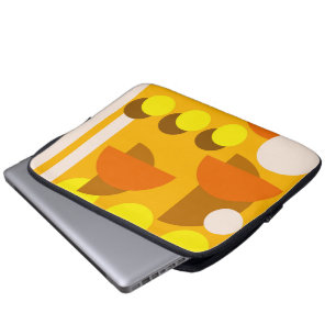 Housse Pour Ordinateur Portable beige orange Abstrait