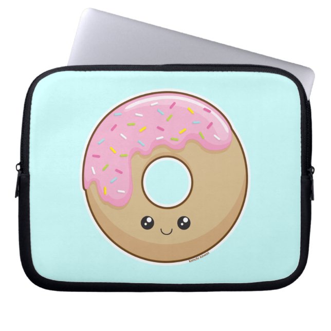Housse Pour Ordinateur Portable Beignet (Devant)
