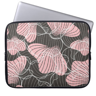 Housse Pour Ordinateur Portable Belle couleur abstrait sans couture motif. Dos