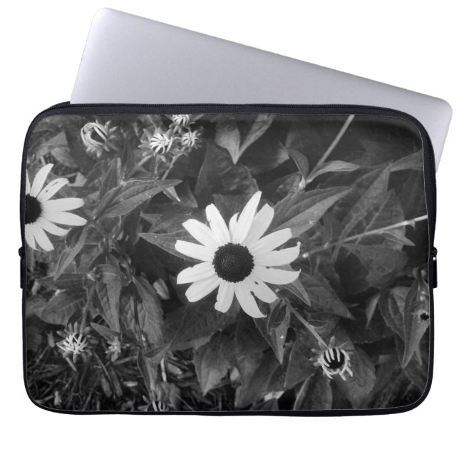 Housse Pour Ordinateur Portable Belle Fleur Blanche (Devant)