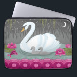 Housse Pour Ordinateur Portable Belle Manche Portable Swan<br><div class="desc">une belle manche d'ordinateur portable swan</div>