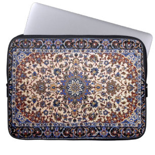 Housse Pour Ordinateur Portable Belle moquette design turquoise