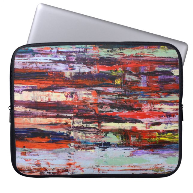 Housse Pour Ordinateur Portable Belle peinture abstraite (Devant)
