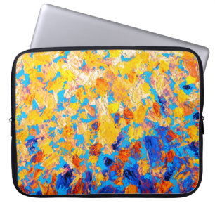 Housse Pour Ordinateur Portable Belle picturale artisanale gouache dab etude ske