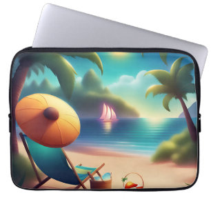 Housse Pour Ordinateur Portable belle plage