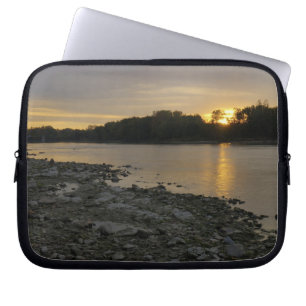 Housse Pour Ordinateur Portable Belle Rivière Sunrise